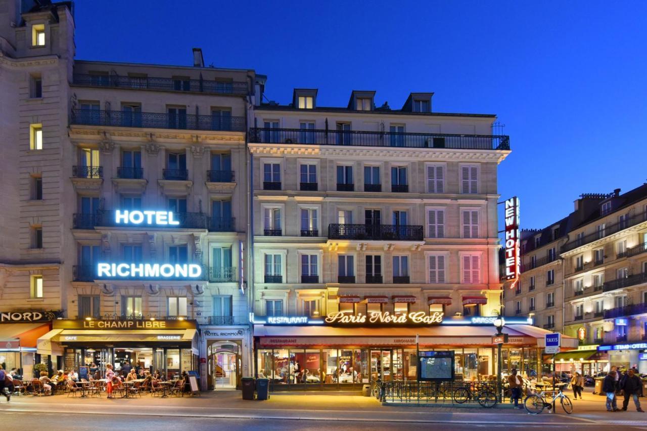 Hotel Richmond Gare du Nord Paris Exterior foto